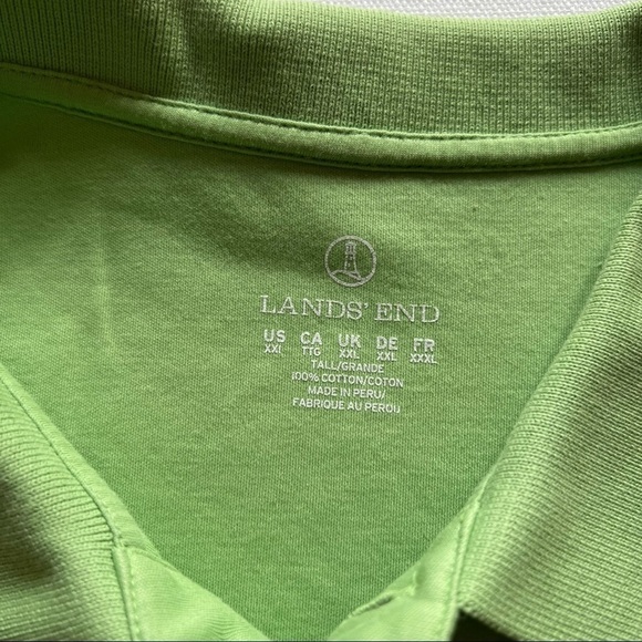 Land’s End Mens  Polo Shirt short sleeves - Picture 4 of 5